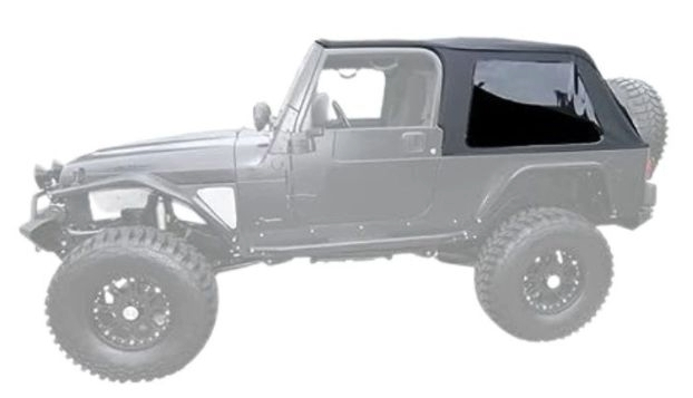 Jeep Wrangler's gleaming sailcloth soft top stands as the finest example of automotive beauty.