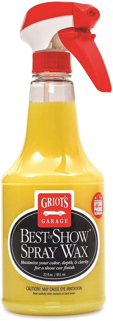 Griot's Garage Best of Show Spray Wax bottle